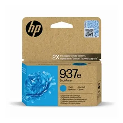 HP 937E EvoMore Original Ink Cartridge High Yield Cyan 4S6W6NE