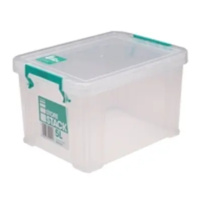 Storestack 5 Litre Storage Box W260Xd190Xh150mm Clear RB90120