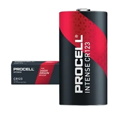 Procell Intense High Power Lithium CR123 3V Battery (Pack of 10)