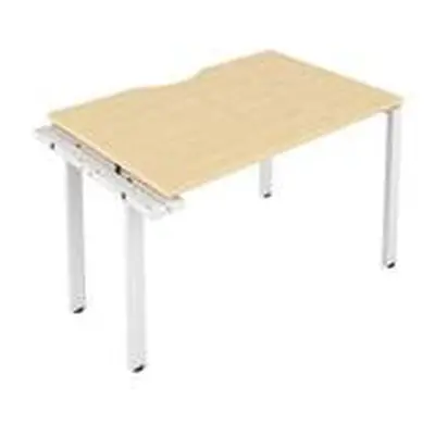 Cb 1 Person Extension Bench 1400 X 800 Cut Out Maple-White