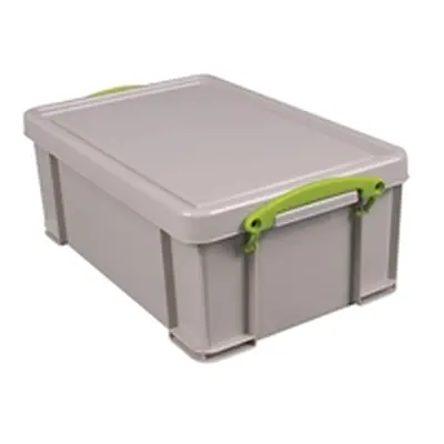 Really Useful 9L Stacking Box Recycled Grey 9RDG