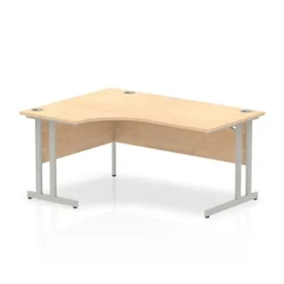 Impulse Cantilever 1600 Left Hand Crescent Desk Maple - I0