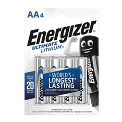 Energizer Ultimate AA Lithium Battery (4 Pack)