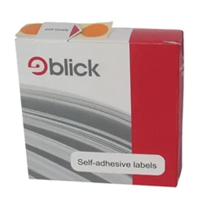 Blick Labels in Dispensers Round 19mm Orange (1280 Pack)