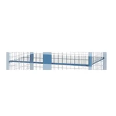 Shelf to suit Distribution Trolley; Steel; 50kg; Blue