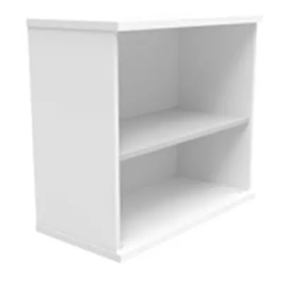 Bookcase 1 Shelf 730 High Arctic White