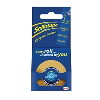 Sellotape Original Golden Tape 18mm x 25m (8 Pack) 1569069