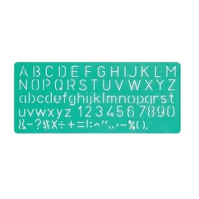 Linex Lettering Stencil Set 10/20/30mm (Pack of 3) LXG8500S