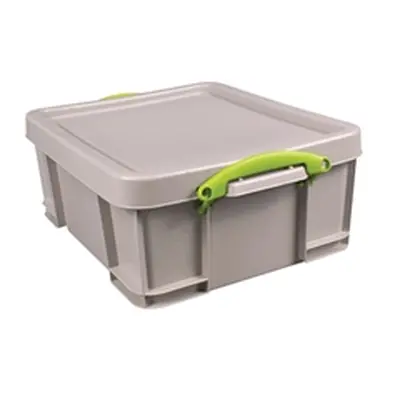 Really Useful 18L Stacking Box Recycled Grey 18RDG