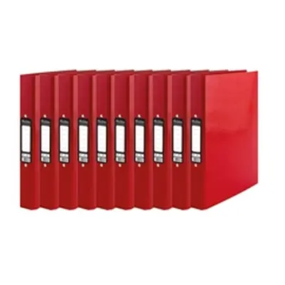 Pukka Brights Ringbinder A4 Red (10 Pack) BR-7766