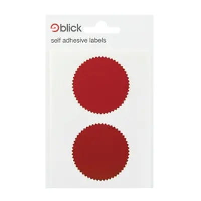 Blick Company Seal 50mm Diameter Red 8 Per Dispenser (160 Pack)