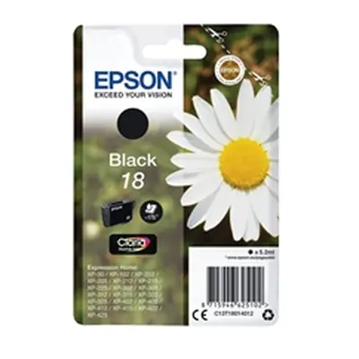 Epson 18 Home Ink Cartridge Claria Daisy Black C13T18014012