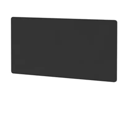 Air Screen for Back-to-Back Desk 1800x800mm Black Fabric