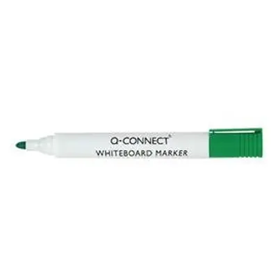 Q-Connect Drywipe Marker Pen Green (10 Pack) KF26009