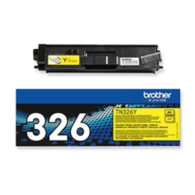 Brother TN-326Y Toner Cartridge High Yield Yellow TN326Y