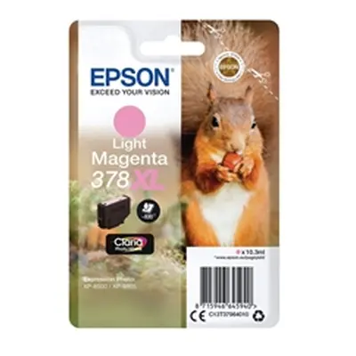 Epson 378XL Ink Cartridge Claria High Yield Squirrel Light Magenta