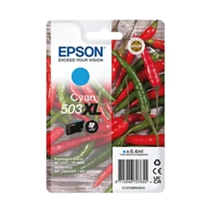 Epson 503XL Ink Cartridge High Yield Chilli Cyan C13T09R24010