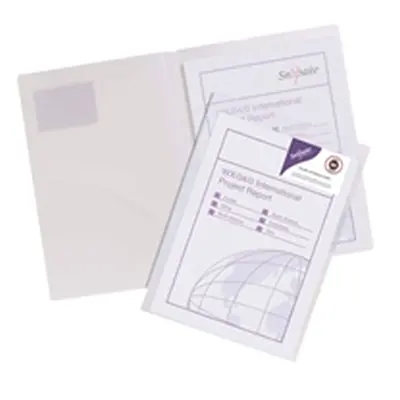 Snopake TwinFile Presentation File a4 Clear (5 Pack) 14030