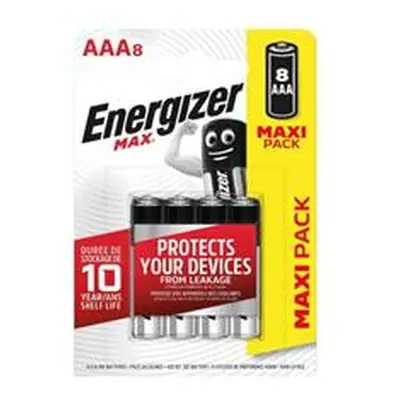 Energizer Max AAA/E92 Batteries (Pack 8) - E300112100