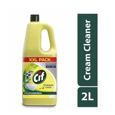 Cif Pro-Formula Cream Cleaner Lemon 2 Litre - PACK (6)