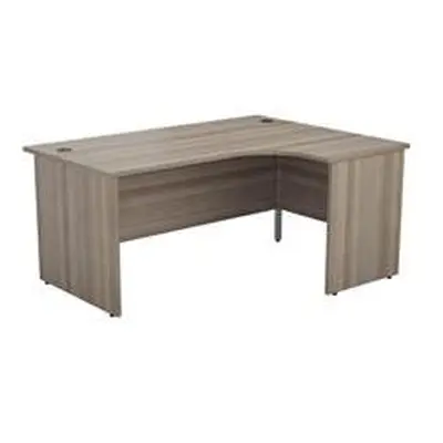 1800X1200 Panel Right Hand Radial Desk Grey Oak