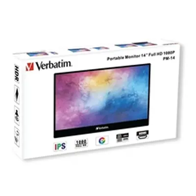 Verbatim PM-14 Portable Monitor 14 Inch Full HD 1080P 49590