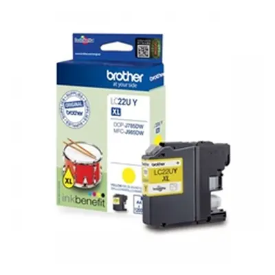 Brother LC22UY Inkjet Cartridge Yellow LC22UY