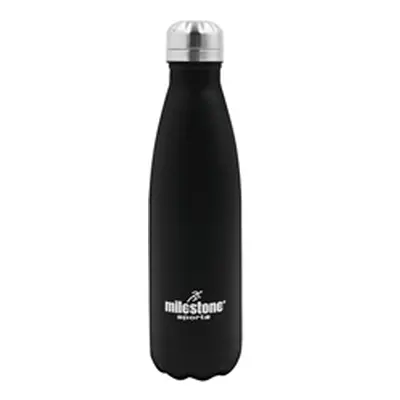 Drinking Bottle Double Walled Stainless Steel 500ml Black