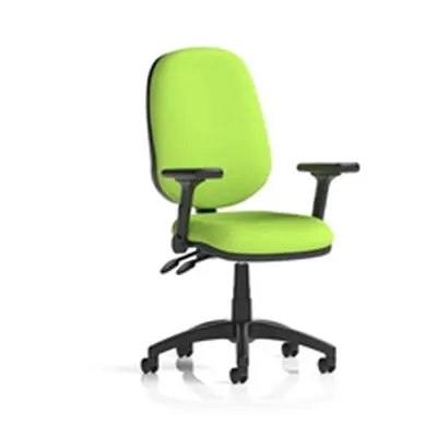 Eclipse Plus II Operator Chair Myrrh Green Adjustable Folding Arms