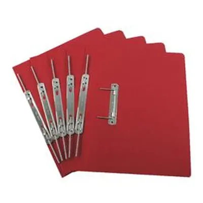 Rexel Jiffex Transfer File Foolscap Red (50 Pack)