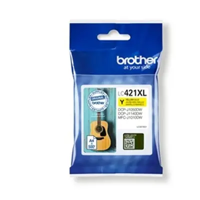 Brother LC421XLY Inkjet Cartridge High Yield Yellow LC421XLY