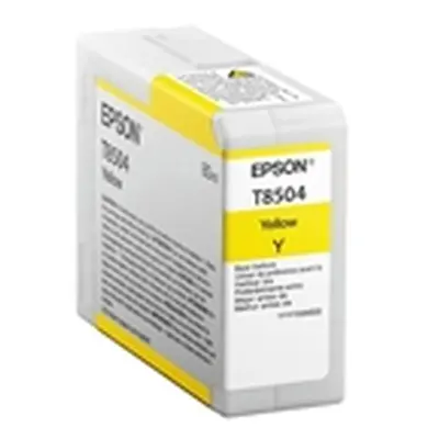 Epson T8504 Ink Cartridge 80ml Yellow C13T850400