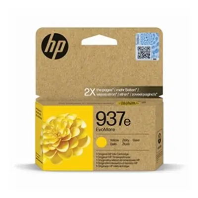 HP 937E EvoMore Original Ink Cartridge High Yield Yellow 4S6W8NE