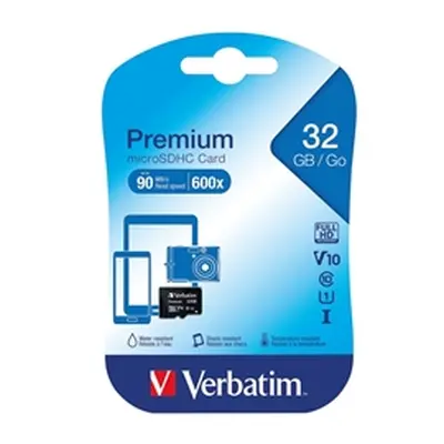 Verbatim MicroSDHC Class 10 32GB Memory Card 44013