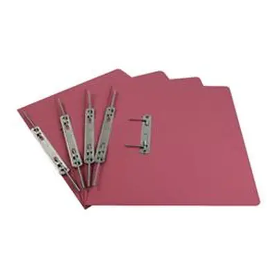 Rexel Jiffex Transfer File Foolscap Pink (50 Pack)