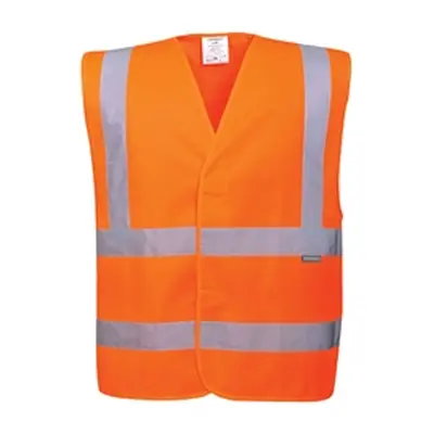 Hi-Vis Two Band & Brace Vest (Orange) XX3X