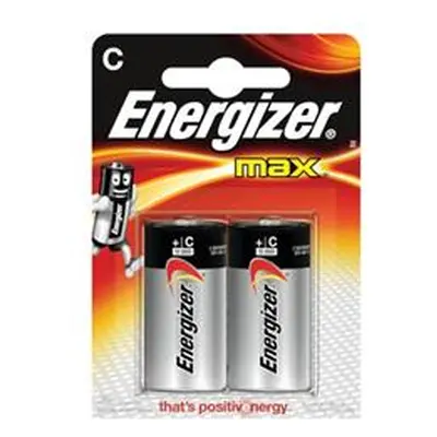 Energizer Max (C) Alkaline Batteries (Pack of 2 - E300837800