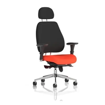 Chiro Plus Bespoke Colour Seat Tabasco Orange With Headrest