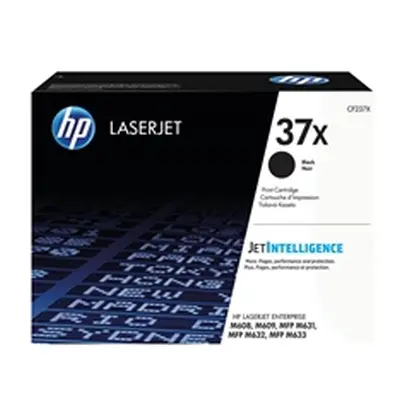 HP 37X High Yield Black Original LaserJet Toner Cartridge (CF237X)