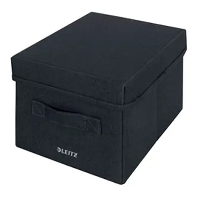 Leitz Fabric Storage Box with Lid Twinpack Small Grey 61460089