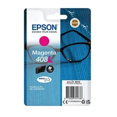 Epson 408L Ink Cartridge DURABrite Ultra Glasses Magenta C13T09K34010