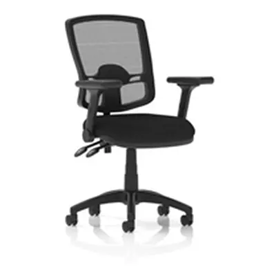 Eclipse Plus II Operator Chair Mesh Back Black Seat Adjustable Arms