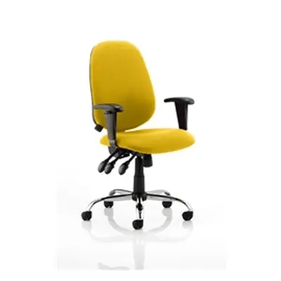 Lisbon Task Operator Chair Sunset Colour With Arms - KCUP