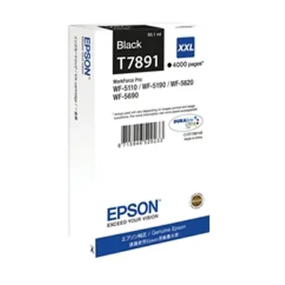 Epson T7891 Ink Cartridge DURABrite Ultra XXL Black C13T789140