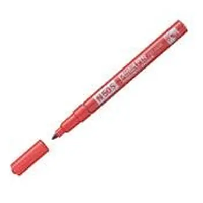 Pentel N50S Fine Bullet Point Permanent Marker Red (12 Pack)