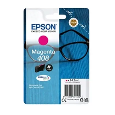 Epson 408 Ink Cartridge DURABrite Ultra Glasses Magenta C13T09J34010