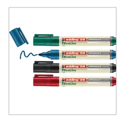 Edding e-28 EcoLine Whiteboard Marker Bullet Tip Assorted Ref