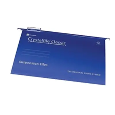 Rexel Crystalfile Classic Suspension File Foolscap Blue (Pack of 50)