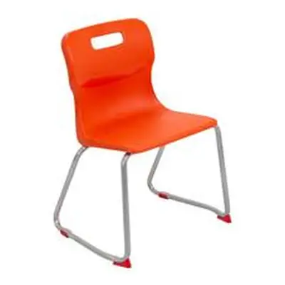 Titan Skid Base Chair Size 4 - 380mm Seat Height - Orange - T24-O