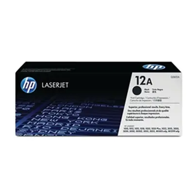 HP 12A 2-pack Black Original LaserJet Toner Cartridges (Q2612AD)